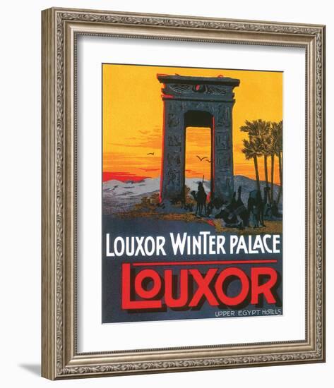 Louxor Winter Palace-null-Framed Premium Giclee Print