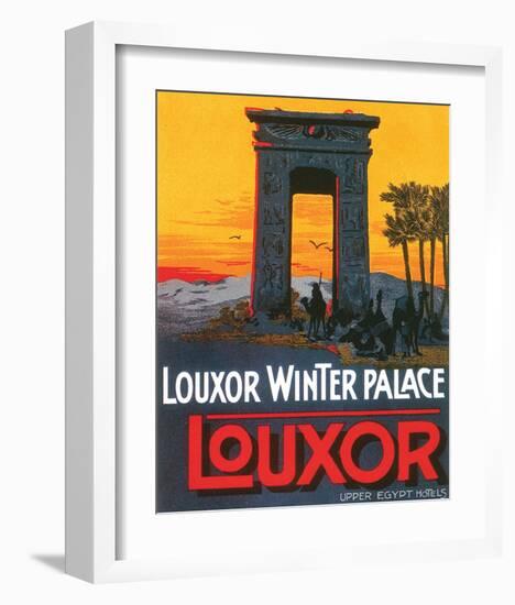 Louxor Winter Palace-null-Framed Premium Giclee Print