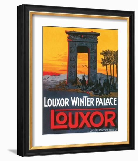 Louxor Winter Palace-null-Framed Art Print