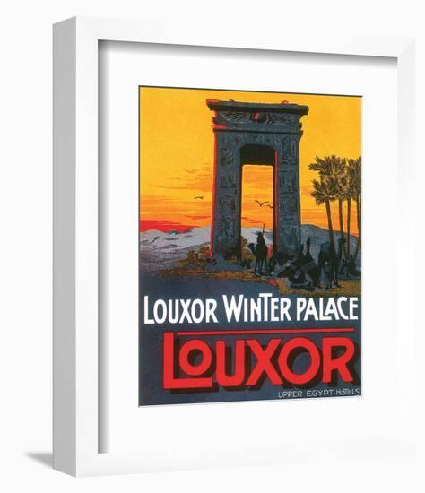 Louxor Winter Palace-null-Framed Art Print