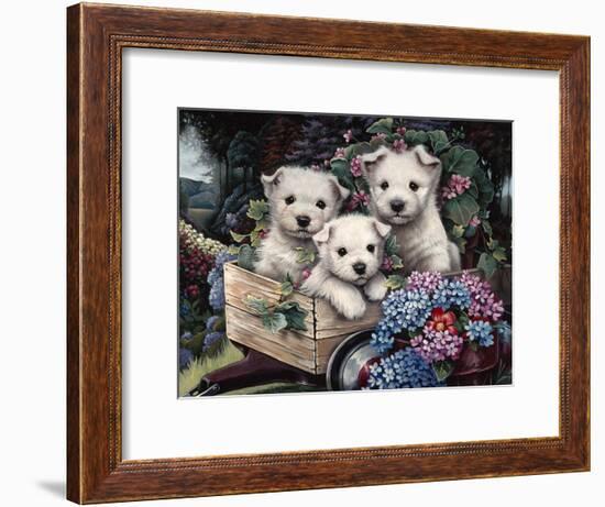 Lovable Westies-Jenny Newland-Framed Giclee Print