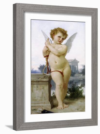 Love, 1891-William Adolphe Bouguereau-Framed Giclee Print