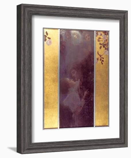 Love, 1895-Gustav Klimt-Framed Giclee Print