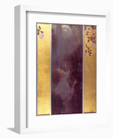 Love, 1895-Gustav Klimt-Framed Giclee Print