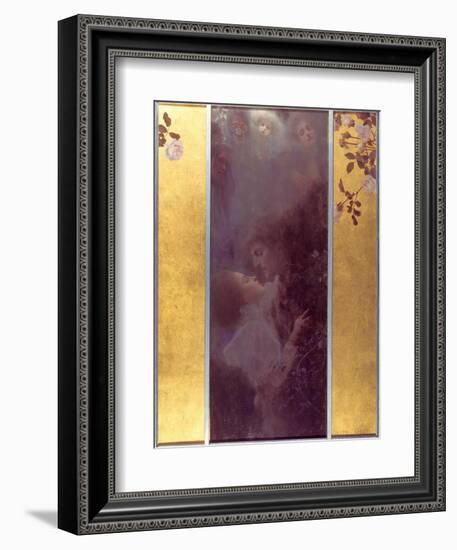 Love, 1895-Gustav Klimt-Framed Giclee Print