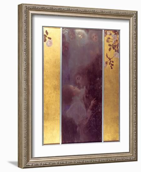 Love, 1895-Gustav Klimt-Framed Giclee Print