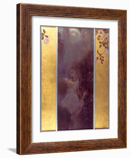 Love, 1895-Gustav Klimt-Framed Giclee Print