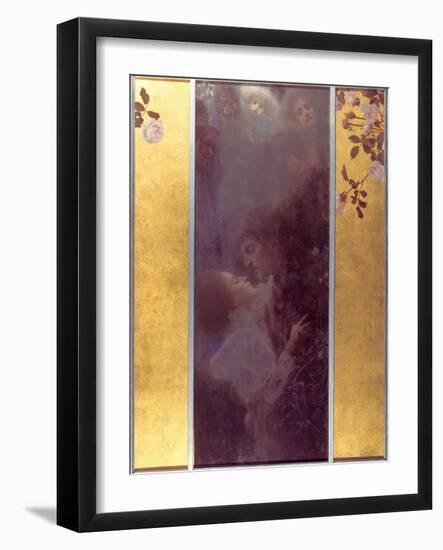 Love, 1895-Gustav Klimt-Framed Giclee Print