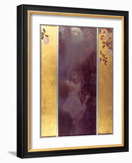 Love, 1895-Gustav Klimt-Framed Giclee Print