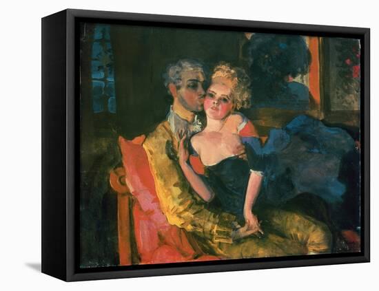 Love, 1910-Konstantin Andreevic Somov-Framed Premier Image Canvas