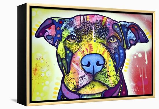 Love a Bull This Years Love 2013 Part 1-Dean Russo-Framed Premier Image Canvas