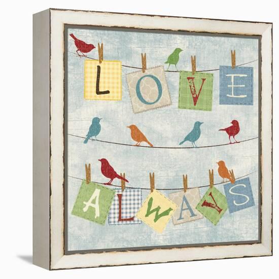 Love Always Birds-Piper Ballantyne-Framed Stretched Canvas