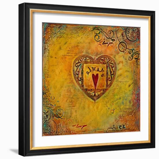 Love Always I-Carolyn Kinnison-Framed Art Print