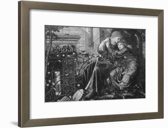 Love Among the Ruins, 1894, Engraved by M Dormoy-Edward Burne-Jones-Framed Giclee Print