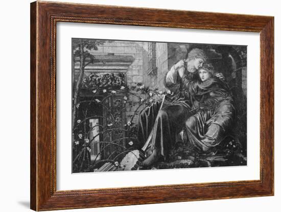 Love Among the Ruins, 1894, Engraved by M Dormoy-Edward Burne-Jones-Framed Giclee Print