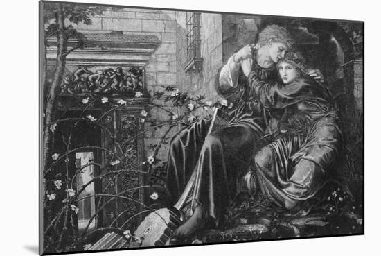 Love Among the Ruins, 1894, Engraved by M Dormoy-Edward Burne-Jones-Mounted Giclee Print