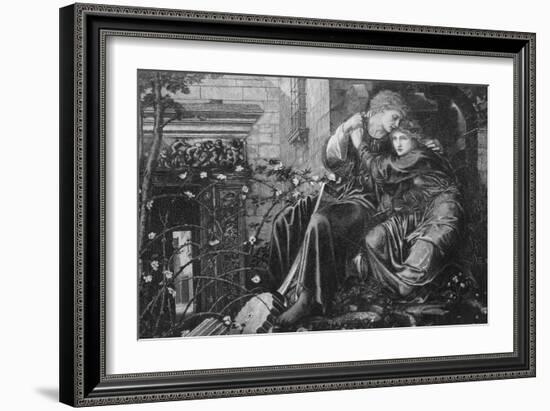 Love Among the Ruins, 1894, Engraved by M Dormoy-Edward Burne-Jones-Framed Giclee Print