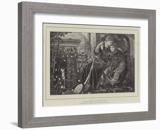 Love Among the Ruins-Edward Burne-Jones-Framed Giclee Print