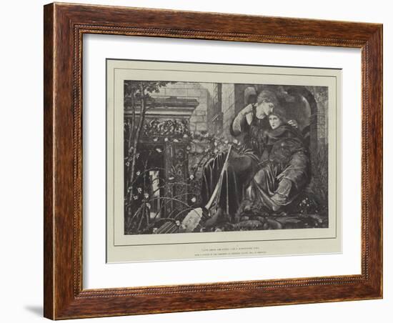 Love Among the Ruins-Edward Burne-Jones-Framed Giclee Print