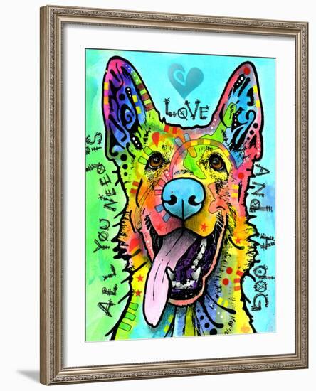 Love and a Dog-Dean Russo-Framed Giclee Print