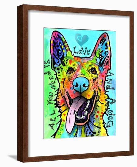 Love and a Dog-Dean Russo-Framed Giclee Print