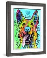 Love and a Dog-Dean Russo-Framed Giclee Print