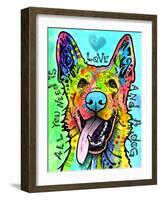 Love and a Dog-Dean Russo-Framed Giclee Print