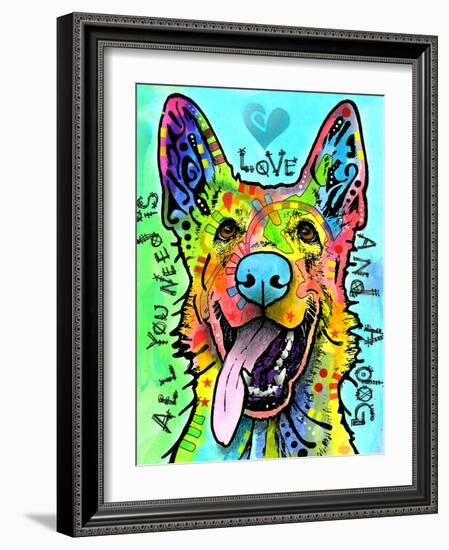 Love and a Dog-Dean Russo-Framed Giclee Print