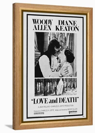 Love and Death, Woody Allen, Diane Keaton, 1975-null-Framed Stretched Canvas