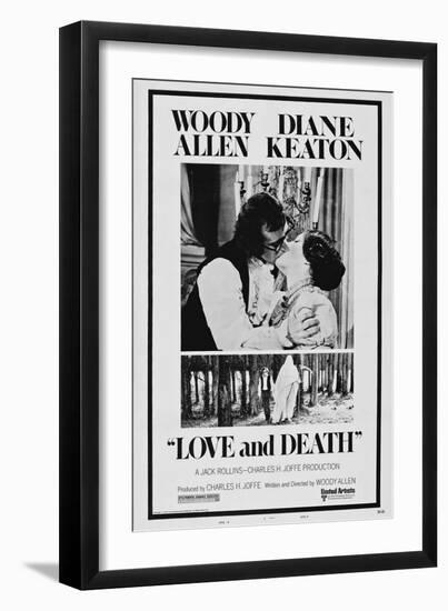 Love and Death, Woody Allen, Diane Keaton, 1975-null-Framed Art Print