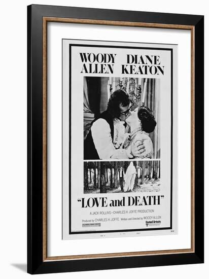 Love and Death, Woody Allen, Diane Keaton, 1975-null-Framed Art Print