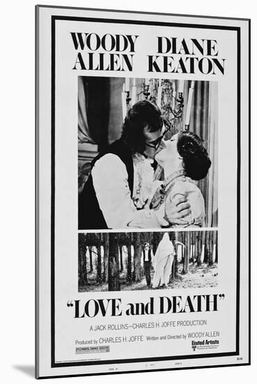 Love and Death, Woody Allen, Diane Keaton, 1975-null-Mounted Art Print