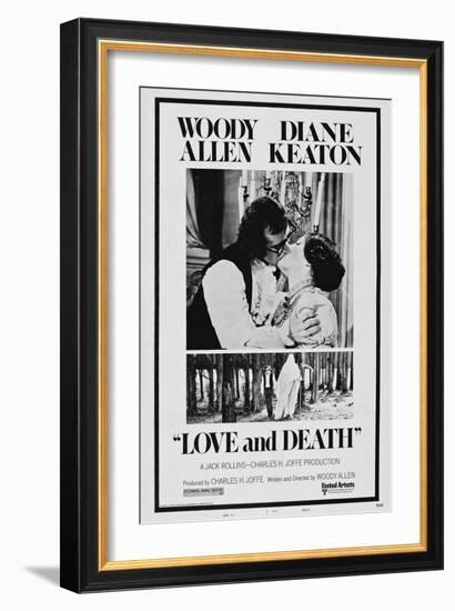 Love and Death, Woody Allen, Diane Keaton, 1975-null-Framed Art Print