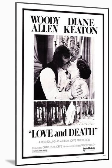 Love and Death, Woody Allen, Diane Keaton, 1975-null-Mounted Art Print