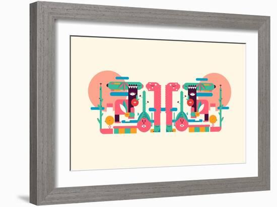 Love and Form-null-Framed Art Print
