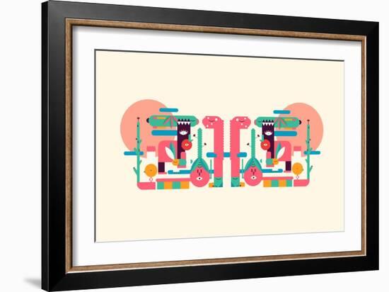 Love and Form-null-Framed Art Print