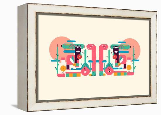 Love and Form-null-Framed Stretched Canvas