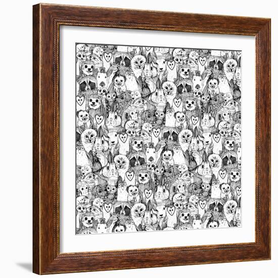 Love and Hugs-Sharon Turner-Framed Art Print