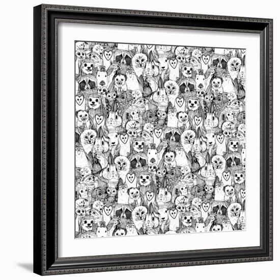 Love and Hugs-Sharon Turner-Framed Art Print