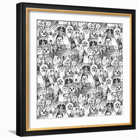 Love and Hugs-Sharon Turner-Framed Art Print