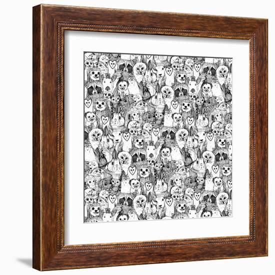 Love and Hugs-Sharon Turner-Framed Art Print