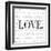 Love and Life I-SD Graphics Studio-Framed Art Print