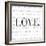 Love and Life I-SD Graphics Studio-Framed Art Print