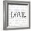 Love and Life I-SD Graphics Studio-Framed Premium Giclee Print