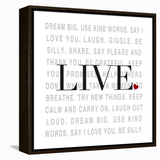 Love and Life II-SD Graphics Studio-Framed Stretched Canvas