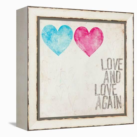 Love and Love Again-Mimi Marie-Framed Stretched Canvas