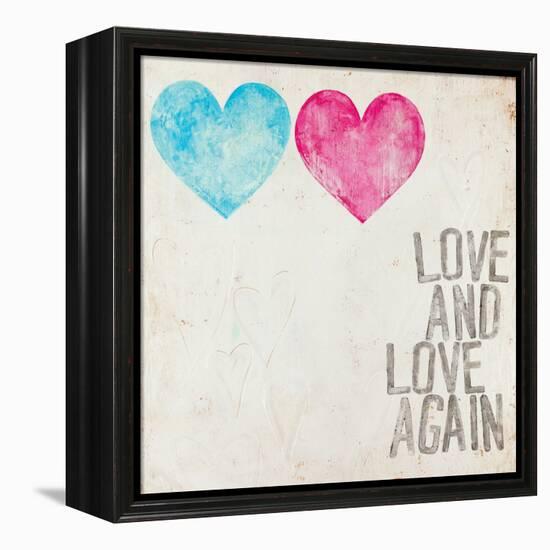 Love and Love Again-Mimi Marie-Framed Stretched Canvas