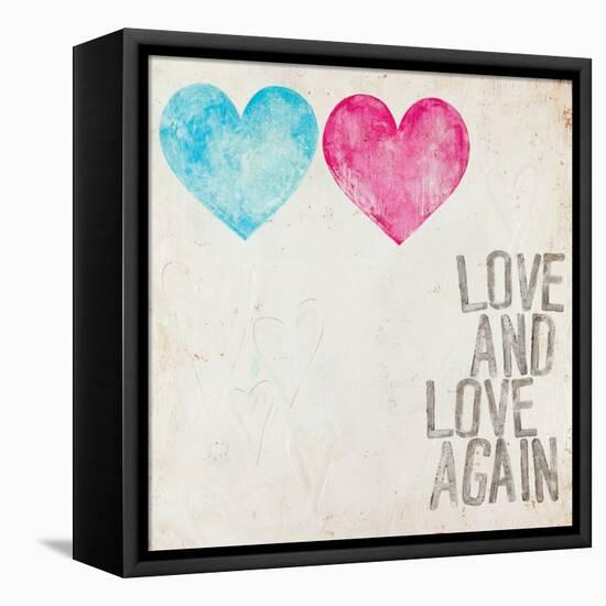 Love and Love Again-Mimi Marie-Framed Stretched Canvas