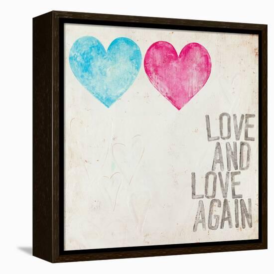 Love and Love Again-Mimi Marie-Framed Stretched Canvas