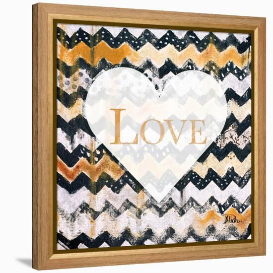 Love and Peace Square I-Patricia Pinto-Framed Stretched Canvas